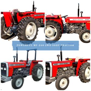 A powerful and reliable MF-240 2WD 50HP Tractor from Murshid Farm, showcasing trust and performance in agriculture