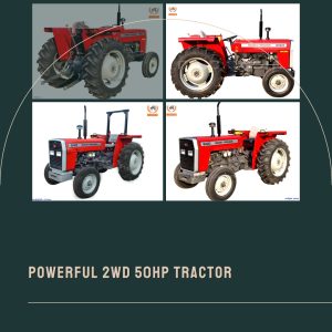 A powerful 2WD 50HP Excellence tractor, the MF-240 by Murshid Farm Industries (MFIPK) is designed for optimal performance in agricultural operations