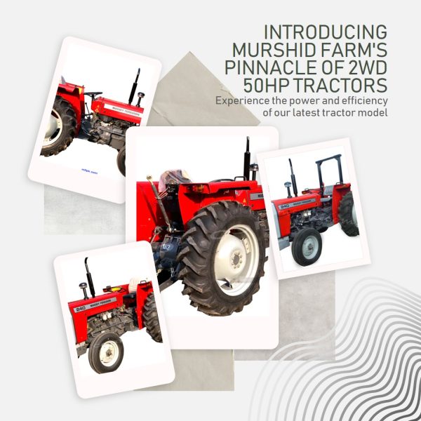 MF-240: Murshid Farm's powerful 2WD 50HP tractor, a reliable workhorse for efficient farming