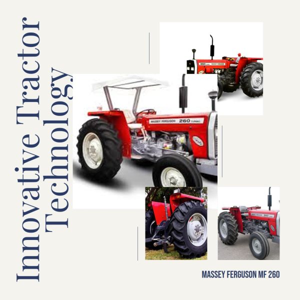 A Massey Ferguson MF 260 tractor showcasing innovative technology for efficient farming