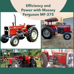 Massey Ferguson MF-375 tractor, a symbol of efficiency and power in agriculture
