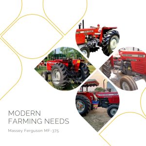 Massey Ferguson MF-375 tractor, meeting the demands of modern farming with cutting-edge features