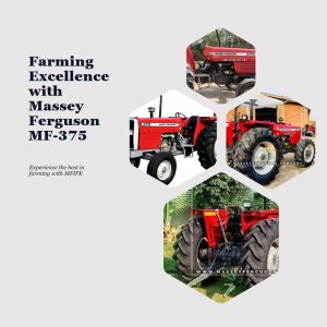 The MASSEY FERGUSON MF-375 tractor, exemplifying farming excellence by MFIPK, poised for superior performance in the field