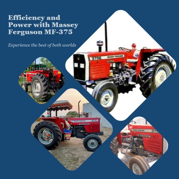 Massey Ferguson MF-375 tractor, a symbol of efficiency and power in agriculture