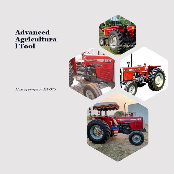 Massey Ferguson MF-375 tractor, an advanced agricultural tool for precision farming