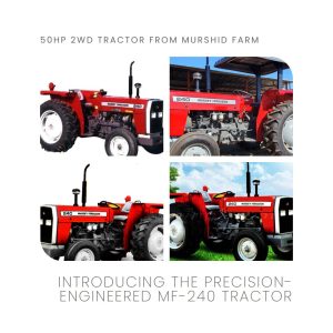 Unveiling the MF-240: Murshid Farm's precision-engineered 2WD 50HP tractor, a masterpiece of agricultural technology