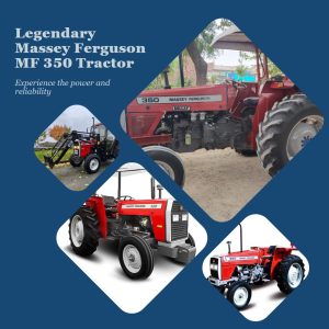 A powerful Massey Ferguson MF 350 tractor in action, symbolizing reliability and efficiency in agriculture