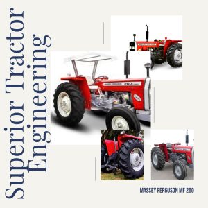 Massey Ferguson MF 260 tractor showcasing superior engineering | MFIPK logo