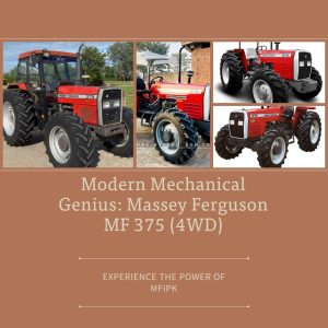 Massey Ferguson MF 375 (4WD) agricultural tractor - a symbol of modern mechanical genius