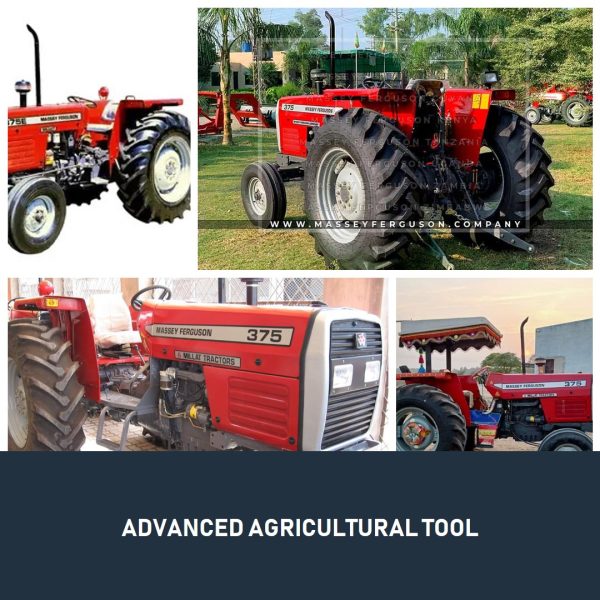 Massey Ferguson MF-375 tractor, an advanced agricultural tool for precision farming