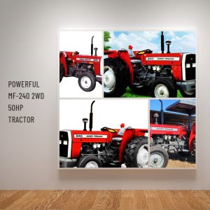 Trust and Power embodied: MF-240 2WD 50HP Tractor by Murshid Farm, a symbol of reliability and strength in agriculture