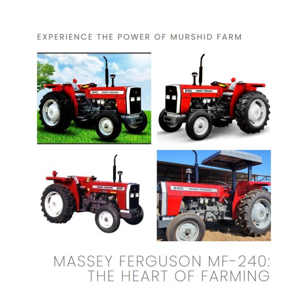 A powerful MF-240 tractor, a 2WD 50HP marvel by MFIPK, empowering farms with efficiency and strength