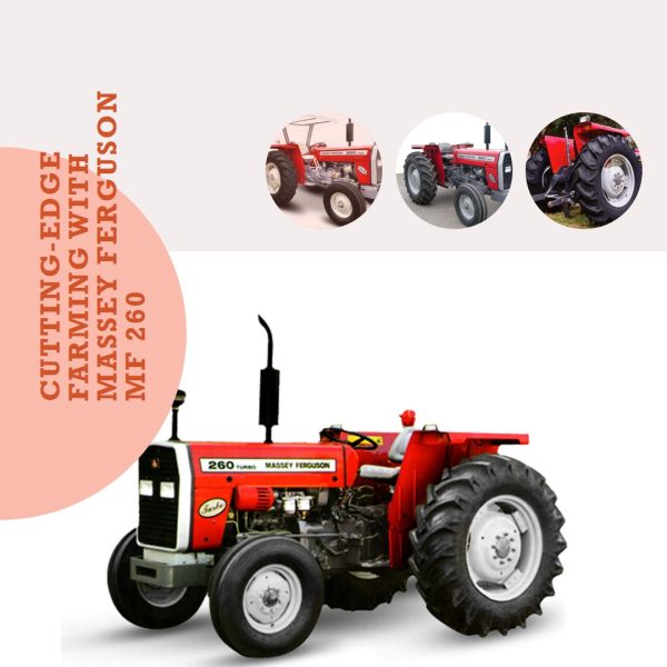 A Massey Ferguson MF 260 tractor in a field, a powerful farming companion for agricultural tasks
