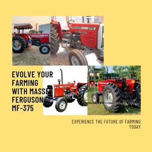 Massey Ferguson MF-375 tractor, exemplifying cutting-edge technology for modern farming