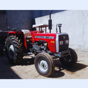 Full view of the Massey Ferguson Tractor MF-360, showcasing its robust design and agricultural capabilities.