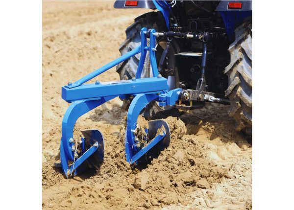 A close-up view of Murshid Farm Industries Implement Mould Board Plough with 2 Blades.