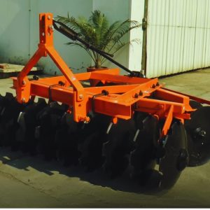 A close-up view of Murshid Farm Industries' Implement Offset Disc Harrow with 18 discs, designed for efficient soil cultivation.