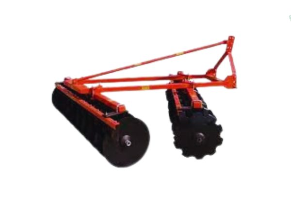 A Murshid Farm Industries Implement Offset Disc Harrow with 20 Discs in a field, ready for efficient soil cultivation.
