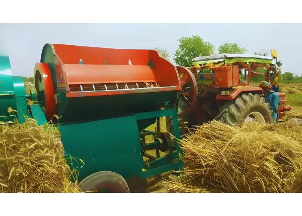 Murshid Farm Industries Implement Wheat Thresher in resting position.