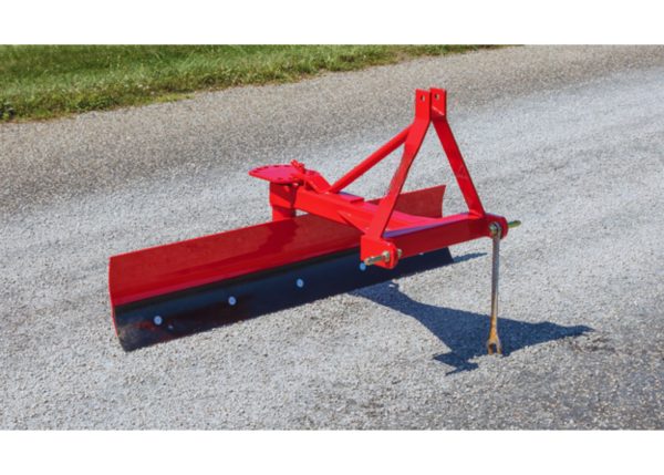 A multi-purpose rear blade from Murshid Farm Industries Implement, showcasing its full view.