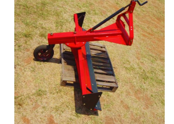 A top view of a multi-purpose rear blade manufactured by Murshid Farm Industries Implement.
