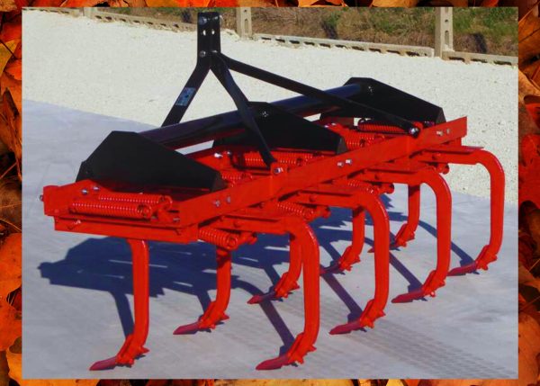 Close-up of Murshid Farm Industries Implement Tine Tiller with 9 Tines, designed for efficient soil cultivation.