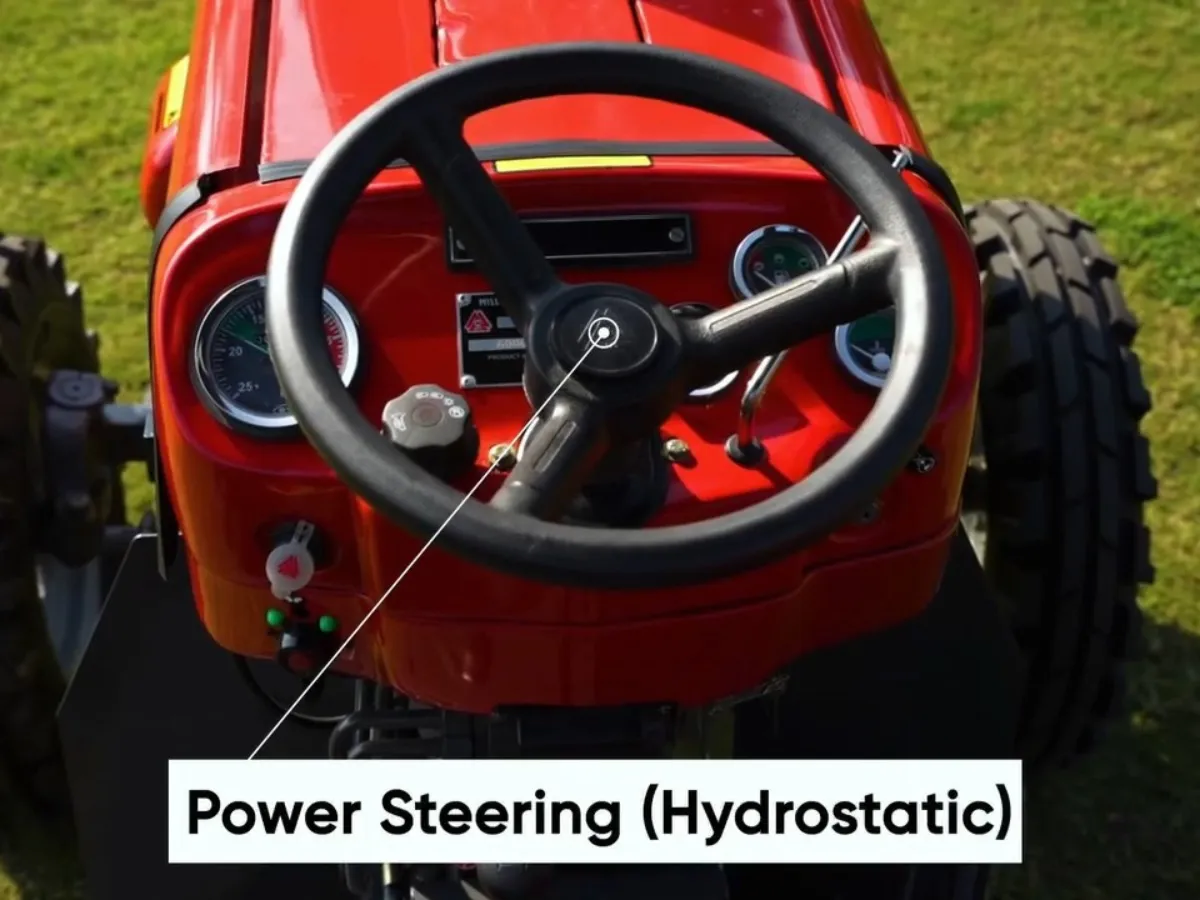 Hydrostatic power steering wheel and dashboard of Millat Massey Ferguson MF 260 Deluxe 2WD 60HP tractor