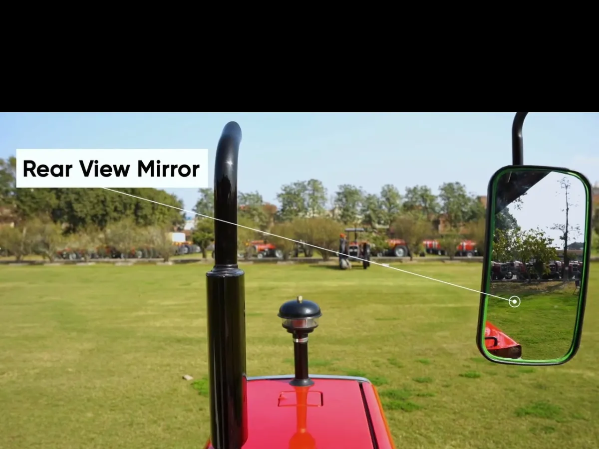 Rear view mirror mounted on Millat Massey Ferguson MF 260 Deluxe 2WD 60HP tractor