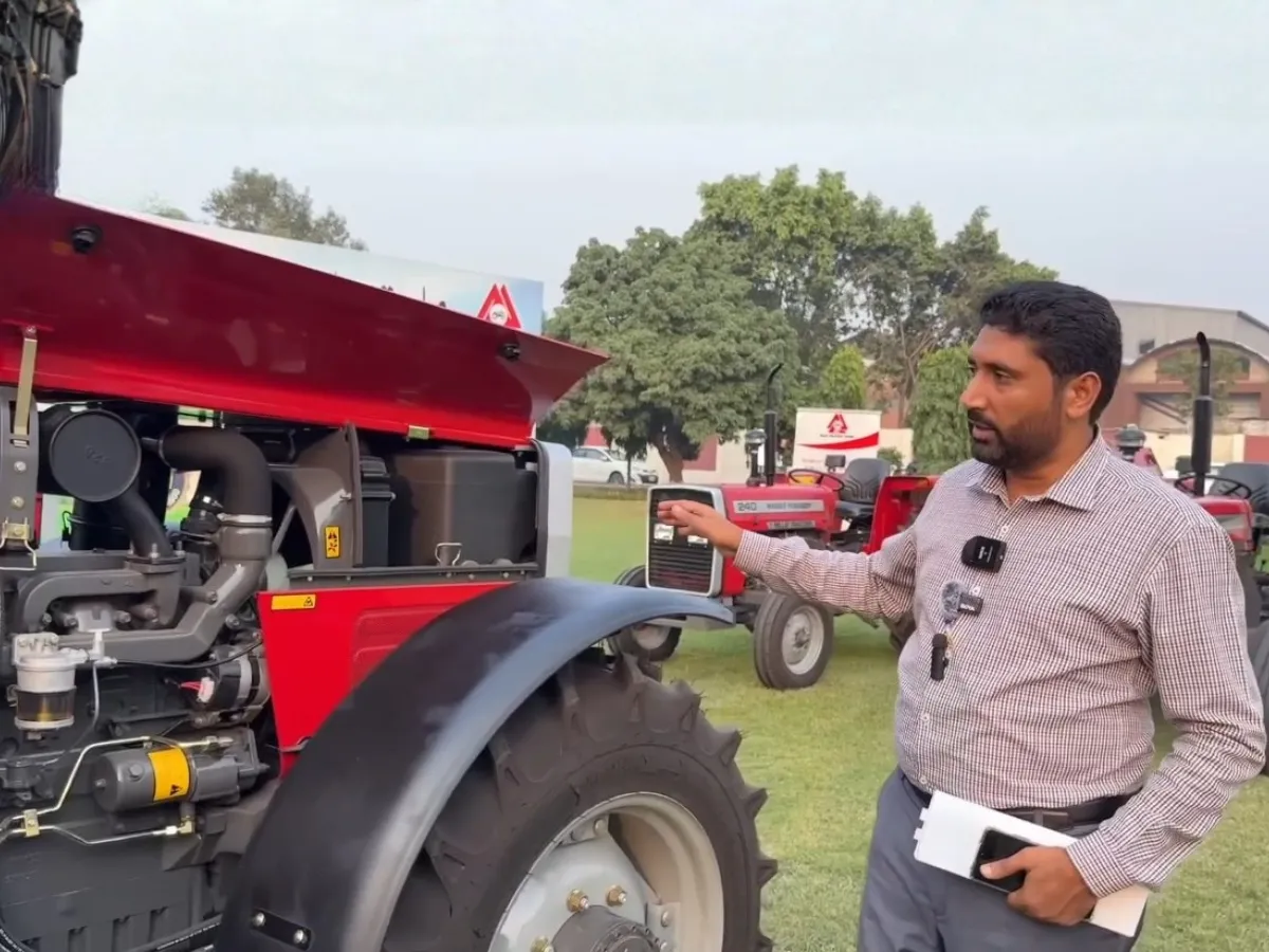 Millat Massey Ferguson MF 385 4WD 85 HP 2026 model engine compartment explained by technical staff