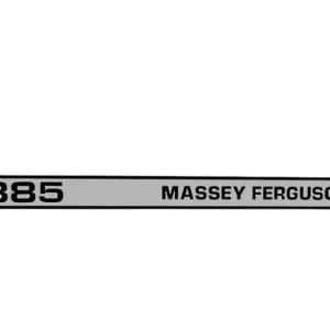 Emblem Hood RH – For Massey Ferguson Tractors O.E.M. Part No. 3759715M1 Premium Quality MF 38