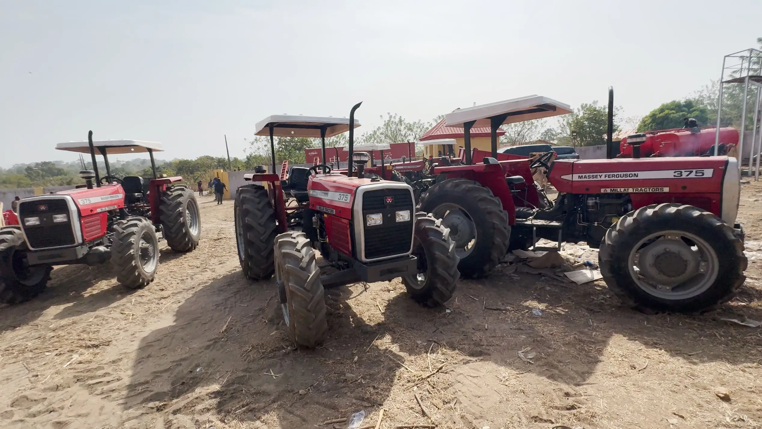 Powerful Massey Ferguson MF 375 4WD 75 HP tractor Ready for Ploughing for Mechanized Farming - Image 4