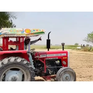 Powerful Massey Ferguson tractor MF 260 2WD 60 HP equipped for Heavy Tillage and Cultivation Tasks for Farming in South Asia