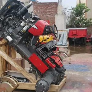 Massey Ferguson 375 cultivation featuring powerful 2WD rear axle, ensures consistent productivity in all seasons