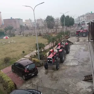 Massey Ferguson 375 2WD tractor optimized for low maintenance and durability, fitted with reliable hydraulic system