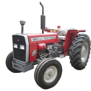Turbocharged Massey Ferguson tractor MF 260 2WD 60 HP designed for Efficient PTO Work in Rural Fields for Nigerian Farmers