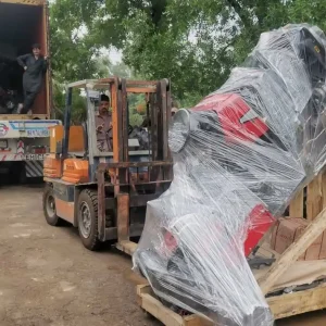 Massey Ferguson 375 agriculture use compact yet high-performance tractor, with quick response steering system