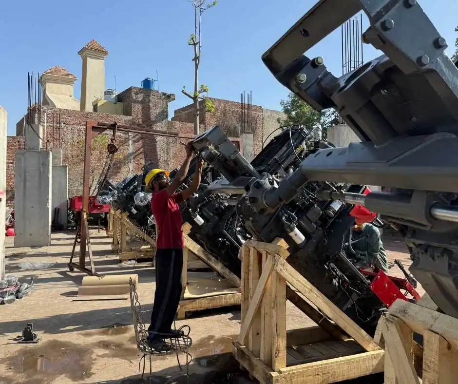 Brand new Massey Ferguson 375 engineered for easy handling and operation, compatible with disc plough and harrow