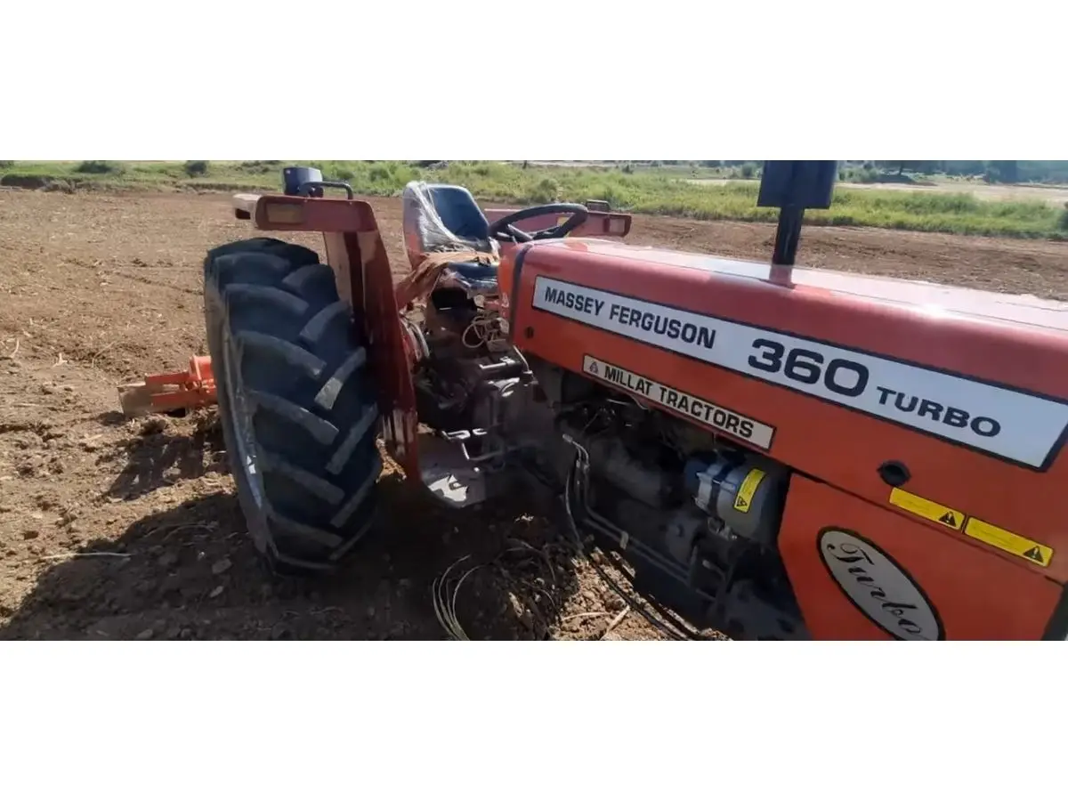 Farming Solution: MF 360 Tractor featuring Tillage Equipment Compatible delivered to Cameroon - Image 5
