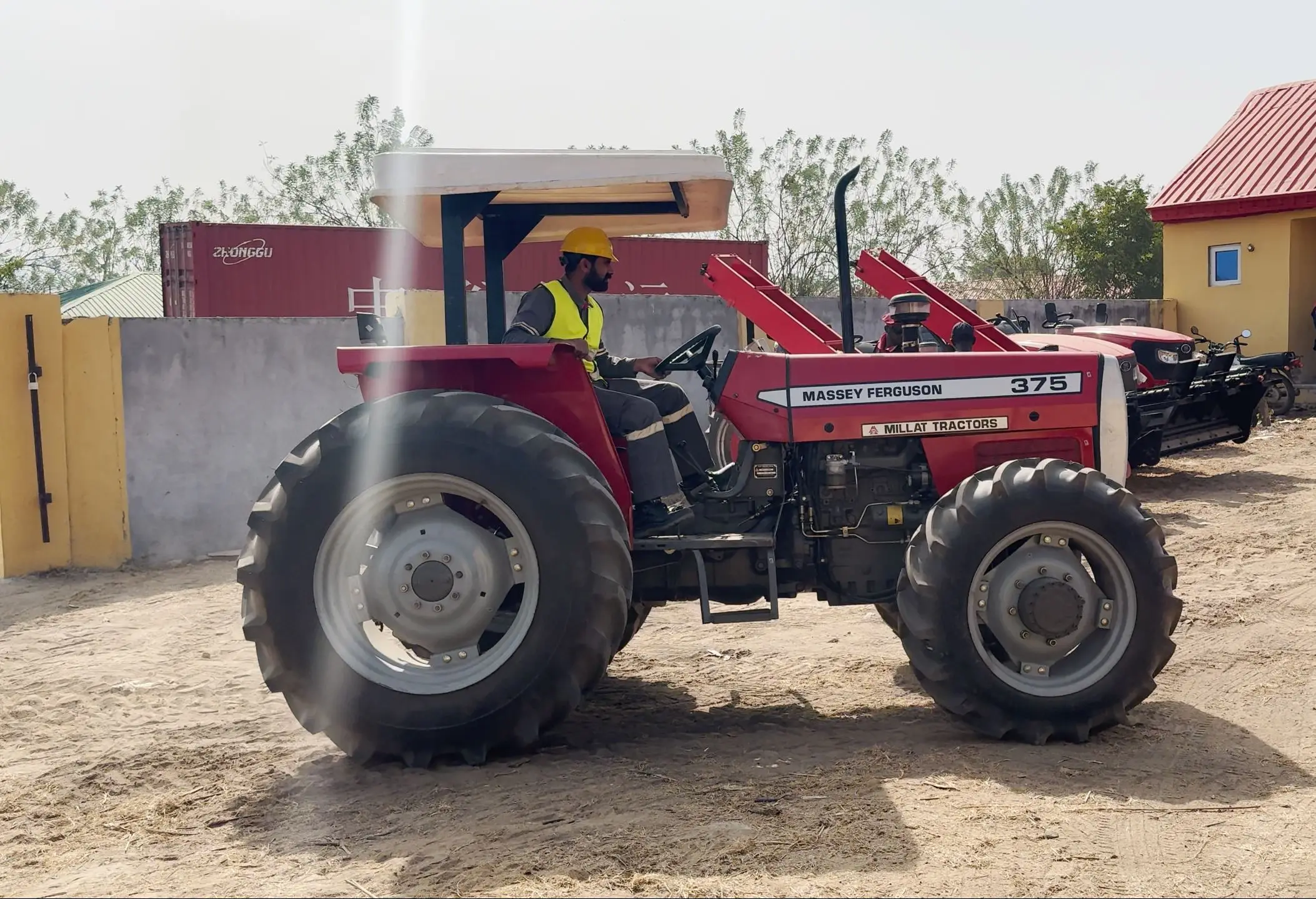 Powerful Massey Ferguson MF 375 4WD 75 HP tractor Ready for Ploughing for Mechanized Farming - Image 2