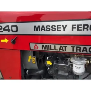 Low Maintenance Massey Ferguson tractor MF 240 2WD 50 HP equipped with Diesel Engine for Cultivation for Low Budget Mechanized
