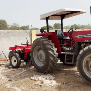 Durable Massey Ferguson MF 375 4WD 75 HP tractor with Disc Plough Attachment for Commercial Agriculture