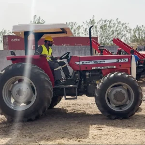 Brand New Massey Ferguson MF 375 4WD 75 HP tractor with Trolley Support for Cultivation