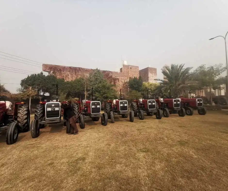 Massey Ferguson 375 used for sale compact yet high-performance tractor, equipped with fuel-efficient diesel motor - Image 4