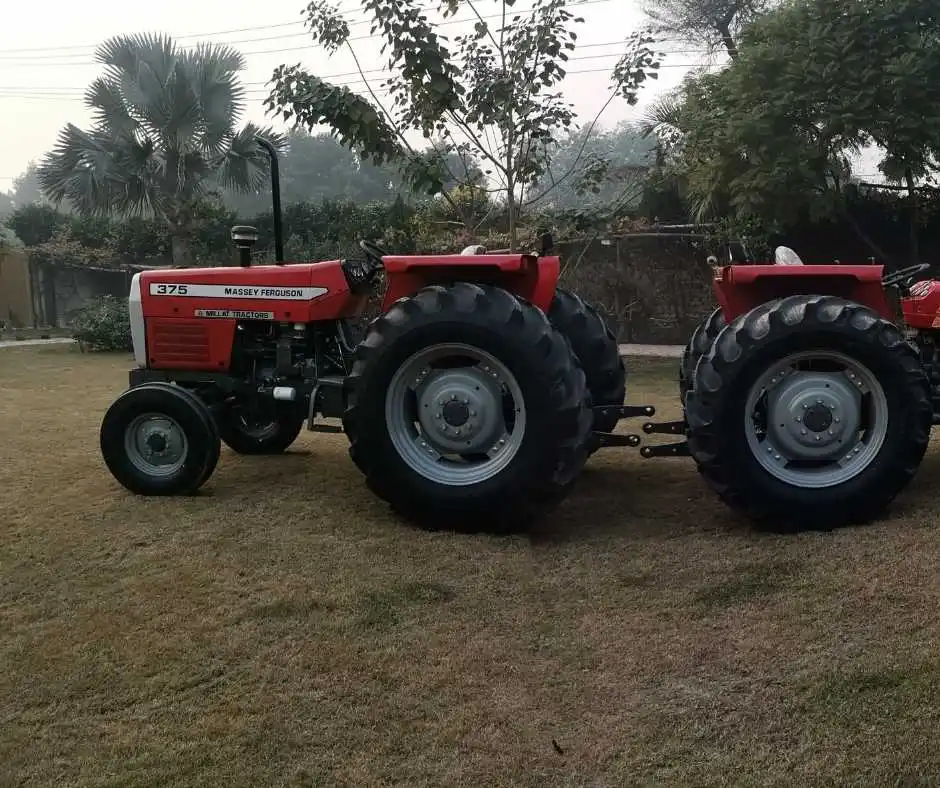 Massey Ferguson 375 transmission with heavy-duty 75 horsepower engine, trusted export model from Pakistan