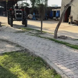 Fuel Efficient Massey Ferguson tractor MF 385 2WD 85 HP with Disc Plough Attachment for Agriculture Use