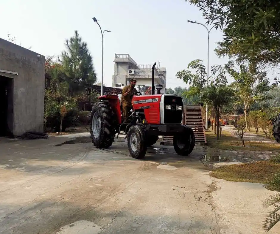 Massey Ferguson 375 used for sale compact yet high-performance tractor, equipped with fuel-efficient diesel motor - Image 3