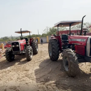 Powerful Massey Ferguson MF 375 4WD 75 HP tractor Ready for Ploughing for Farming