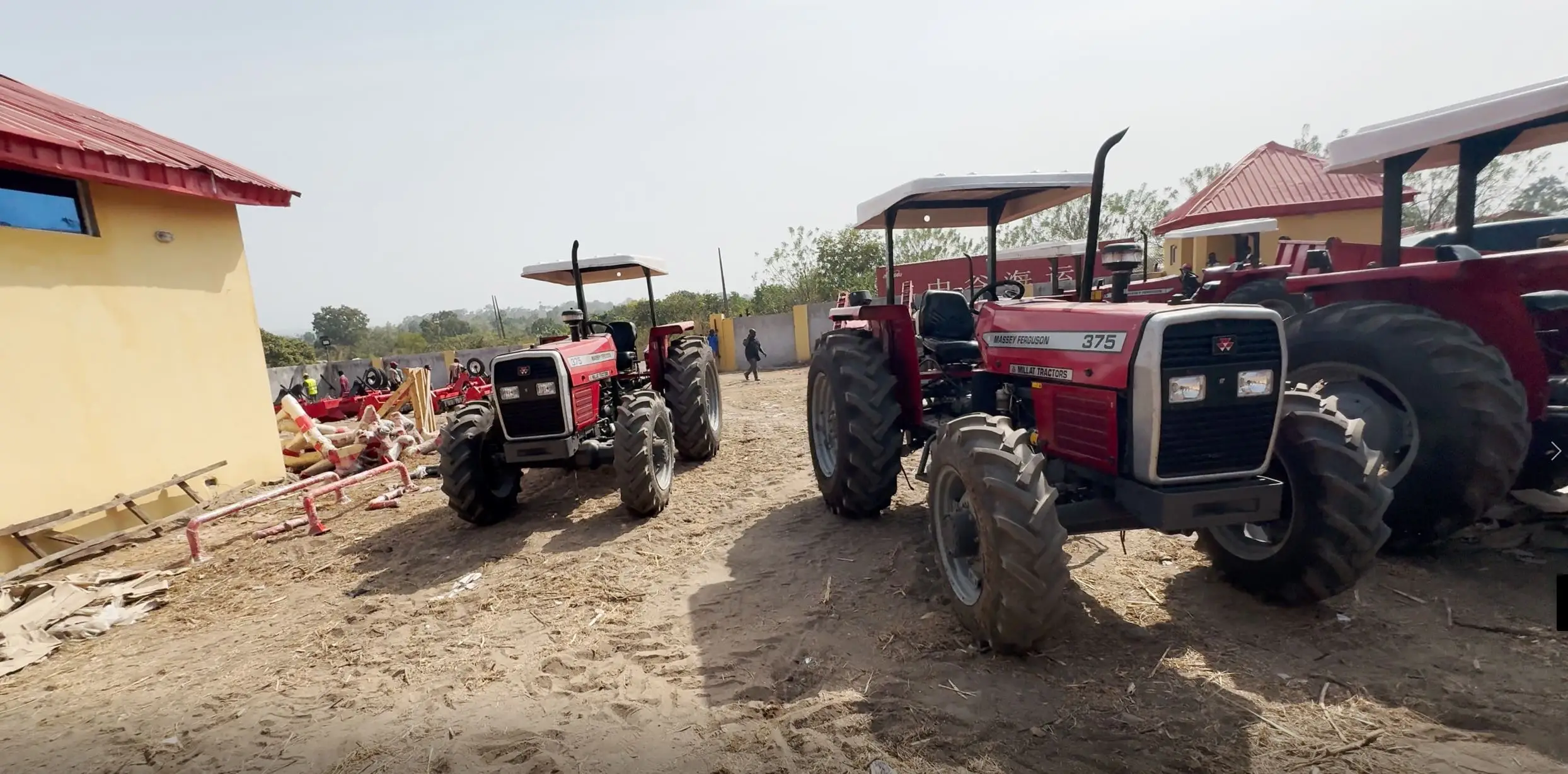 Fuel Efficient Massey Ferguson MF 375 4WD 75 HP tractor with 4WD Traction System for African Market - Image 3