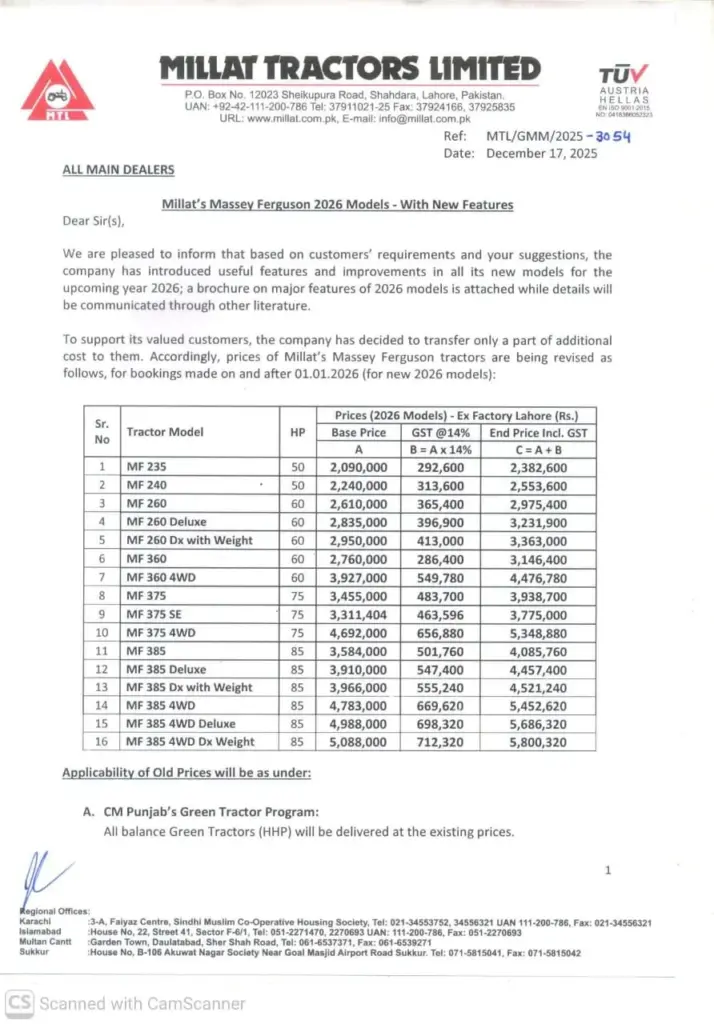 millat-tractors-2026-price-increase-official-price-notification