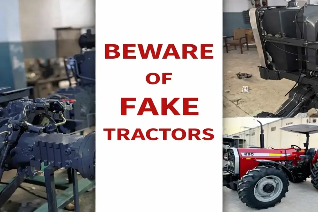 Warning about cheap modified and copy tractors in Africa causing breakdowns and financial losses